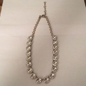 Jcrew rhinestone chain necklace